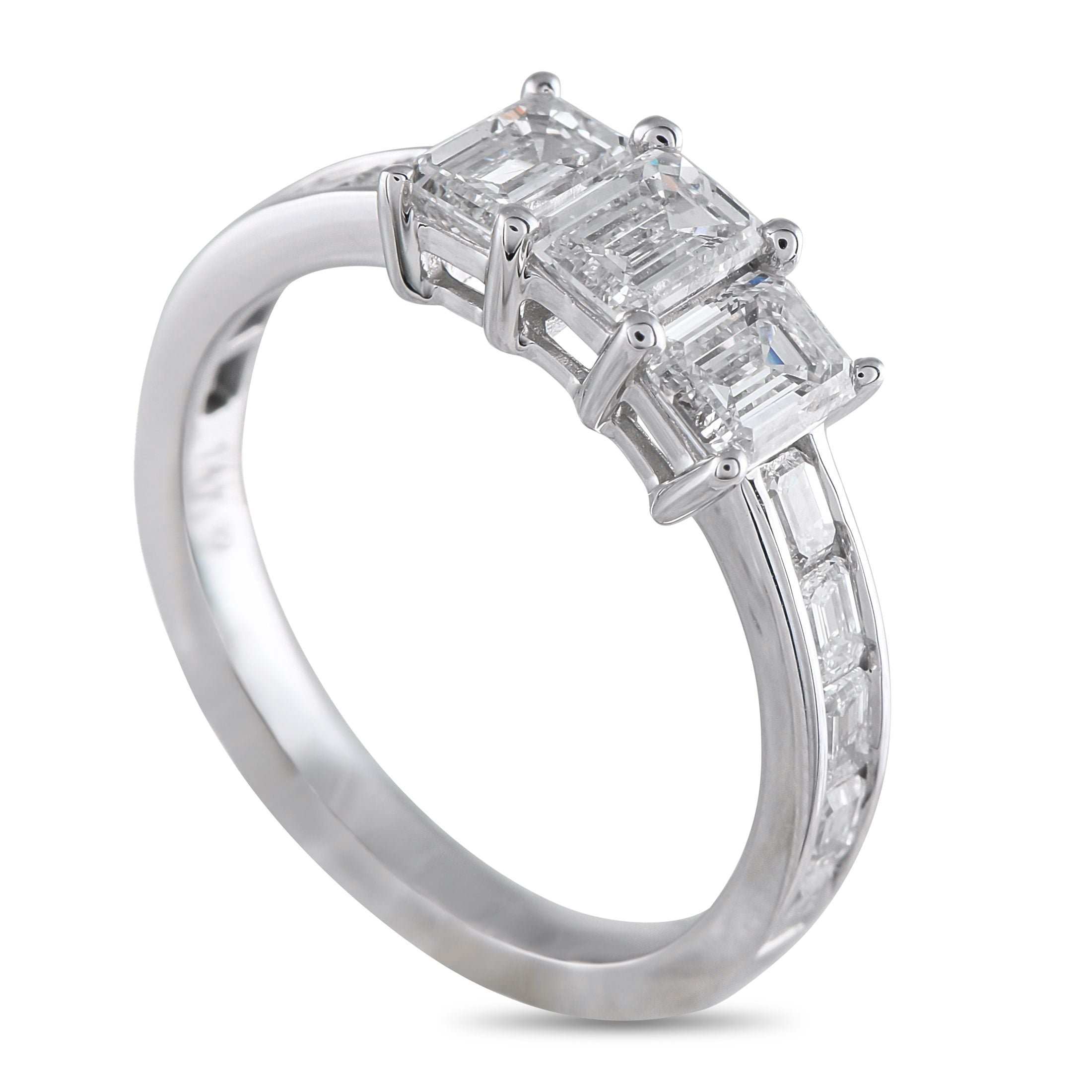 Exclusive 14K White Gold 2.0ct Lab-Grown Diamond Ring MF08-052925 – This impeccably crafted ring will never go out of style