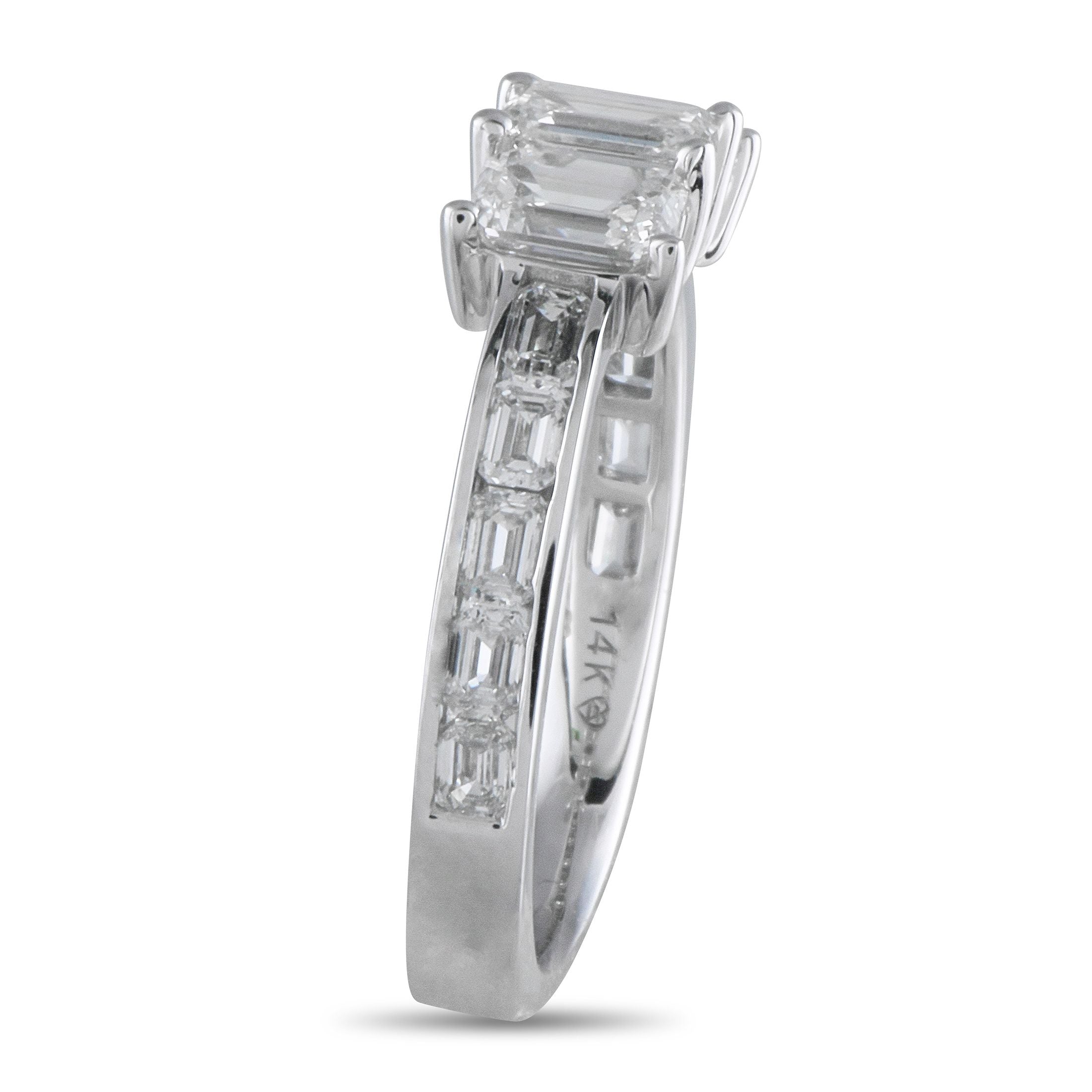 Exclusive 14K White Gold 2.0ct Lab-Grown Diamond Ring