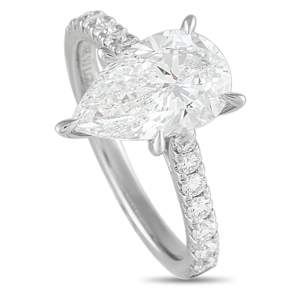 Exclusive 14K White Gold 2.85ct Lab-Grown Diamond Ring LG08-091025 – This ring boasts a classic design that will never go out