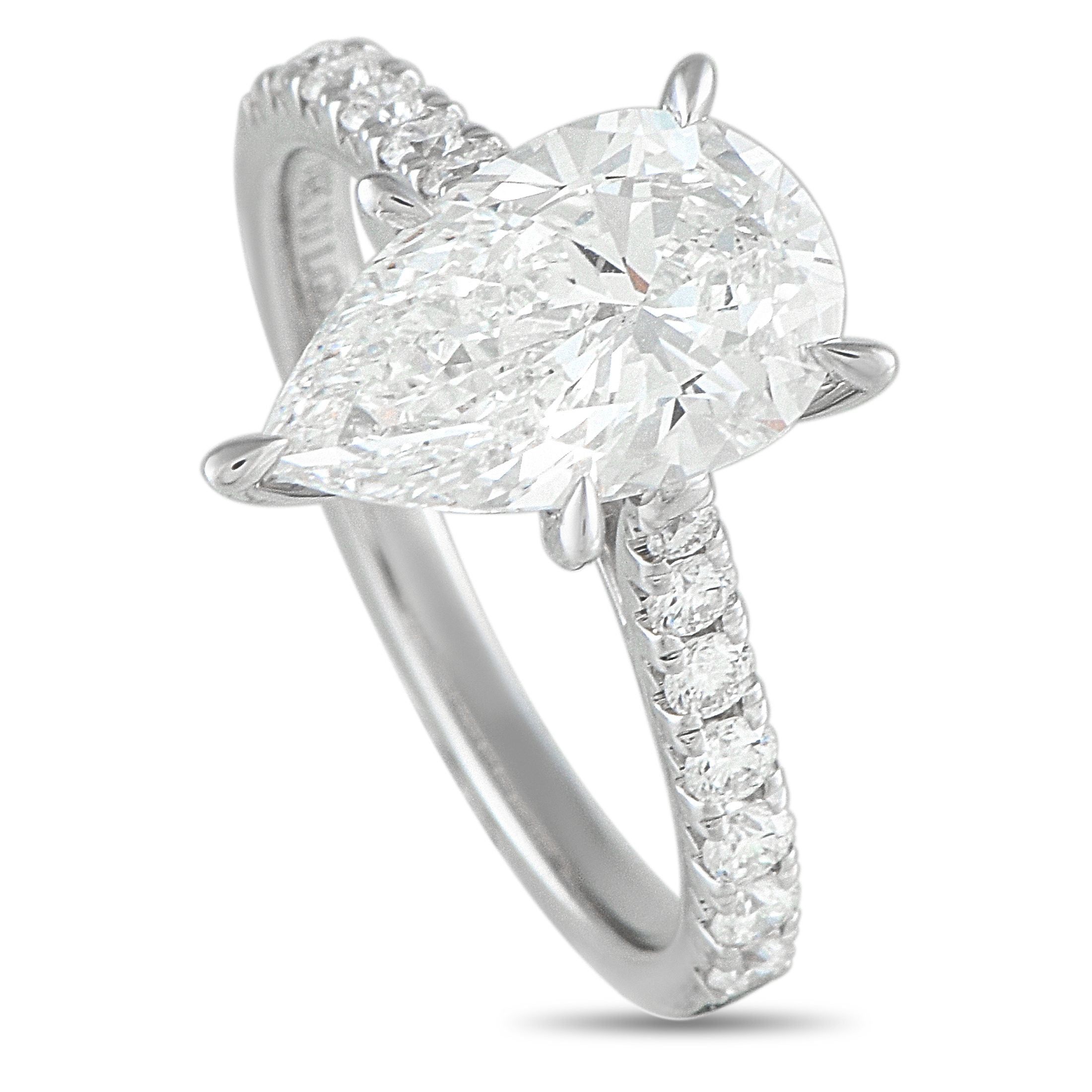 Exclusive 14K White Gold 2.85ct Lab-Grown Diamond Ring LG08-091025 – This ring boasts a classic design that will never go out