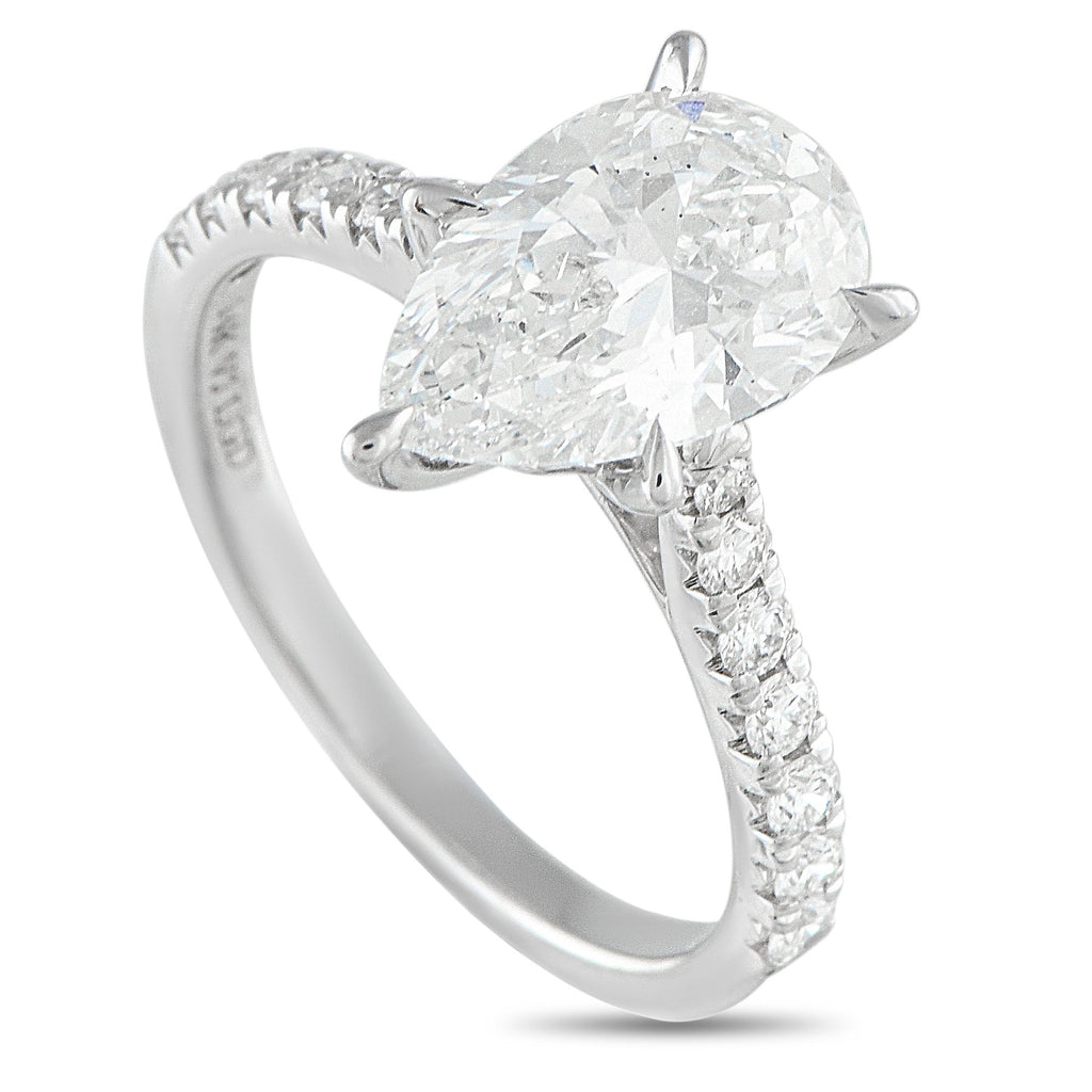 Exclusive 14K White Gold 2.95ct Lab-Grown Diamond Ring LG10-091025 – This luxury ring is designed to catch the light