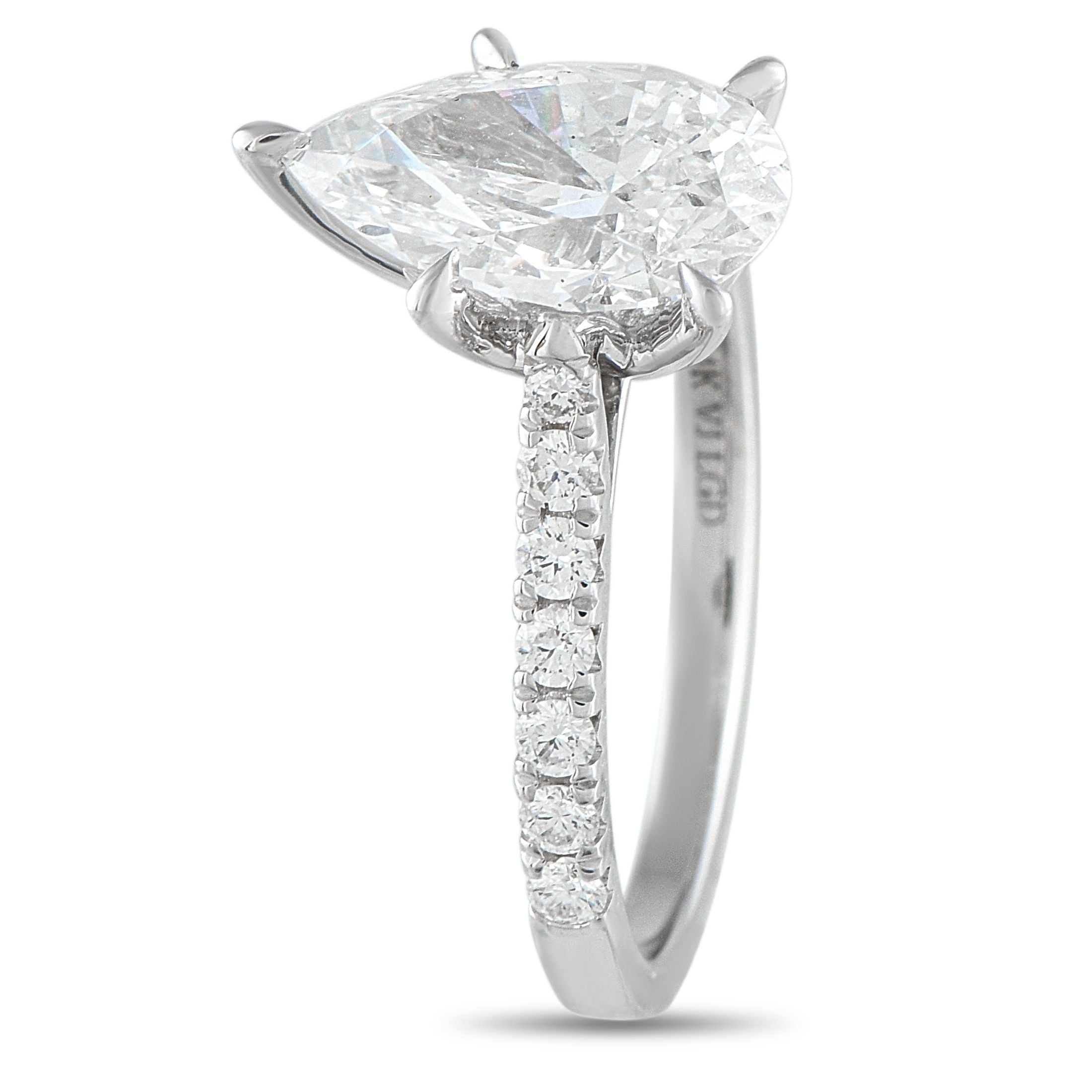 Exclusive 14K White Gold 2.95ct Lab-Grown Diamond Ring