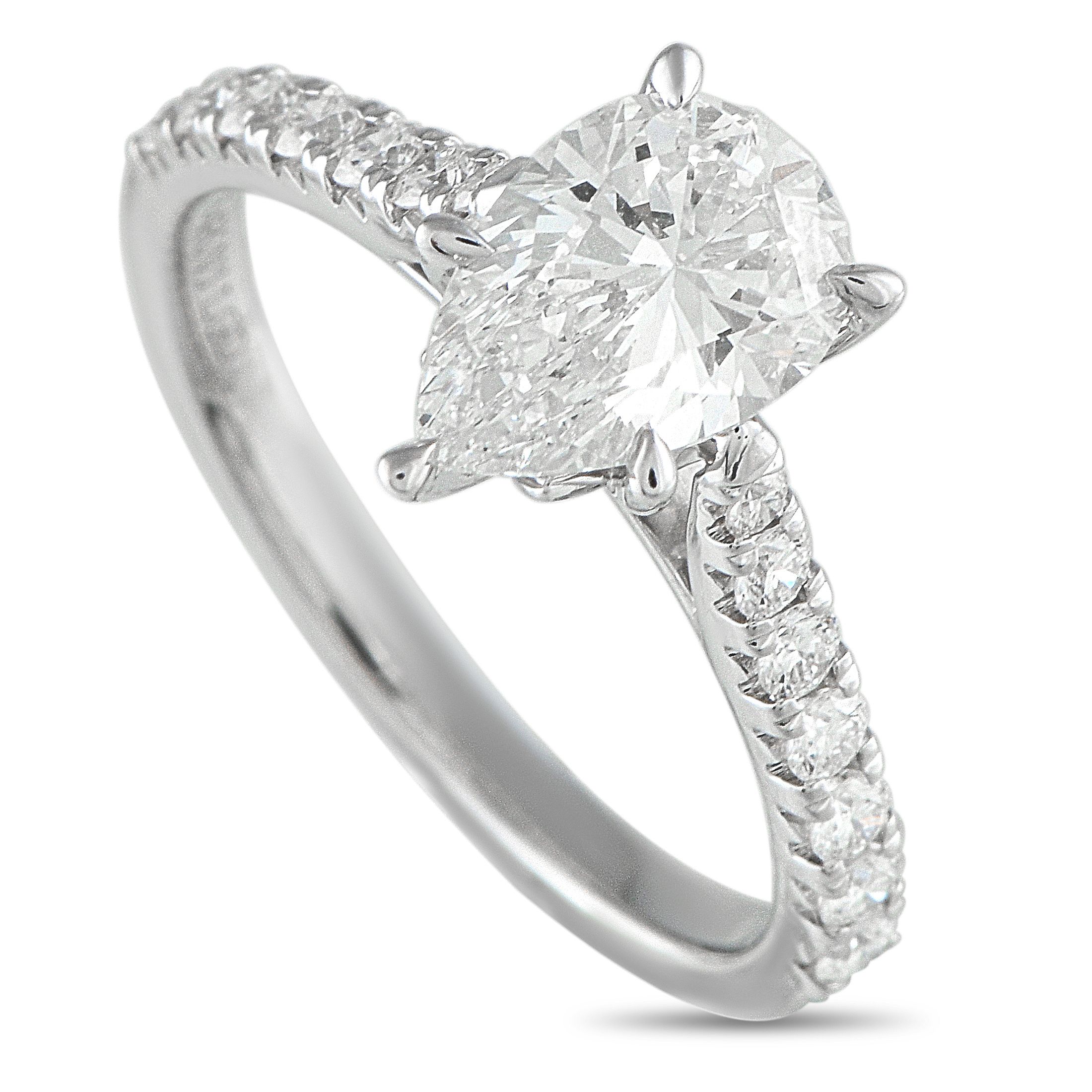 Exclusive 14K White Gold 1.89ct Lab-Grown Diamond Ring LGD11-091025 – This radiant ring is designed to last a lifetime