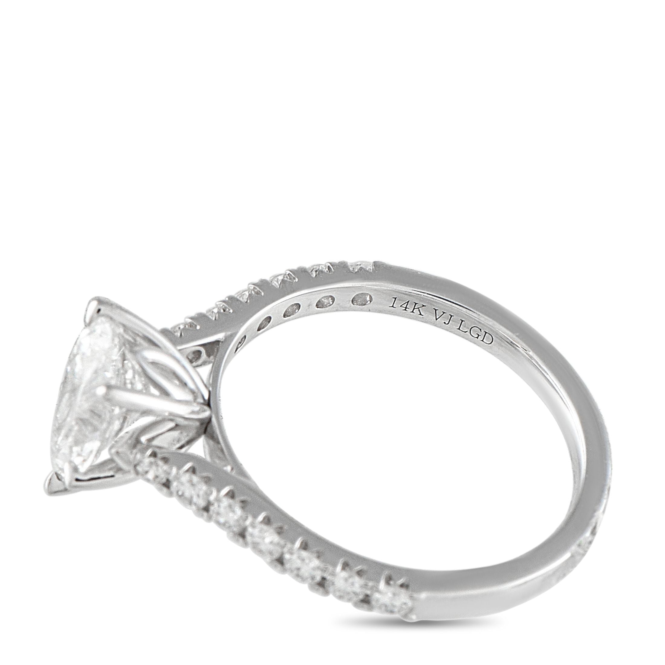 Exclusive 14K White Gold 1.89ct Lab-Grown Diamond Ring