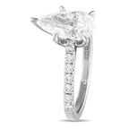 14K White Gold 2.96ct Lab-Grown Diamond Ring