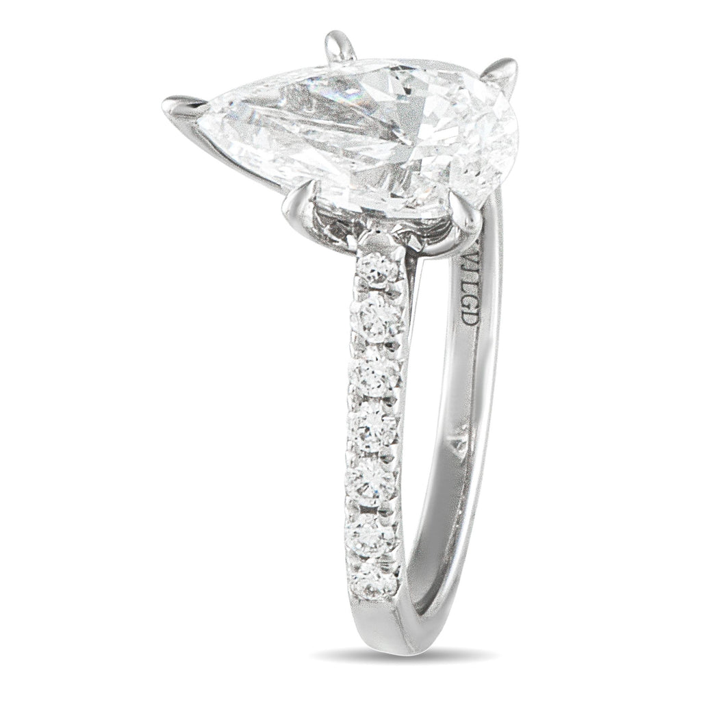 Exclusive 14K White Gold 2.96ct Lab-Grown Diamond Ring