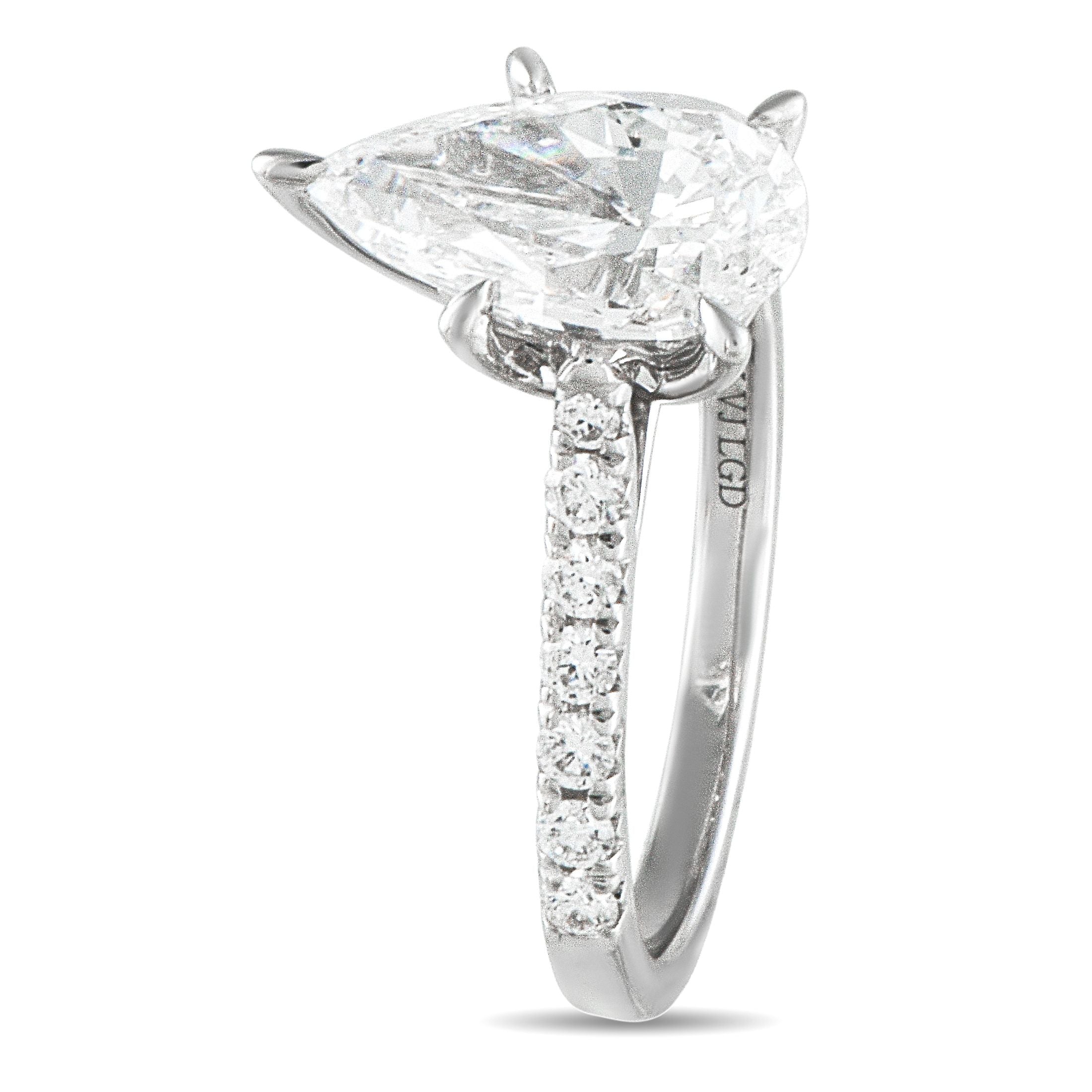 Exclusive 14K White Gold 2.96ct Lab-Grown Diamond Ring