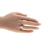 14K White Gold 2.96ct Lab-Grown Diamond Ring