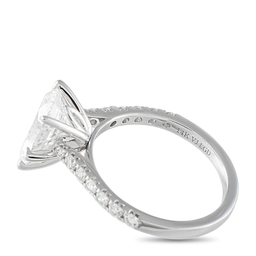 Exclusive 14K White Gold 2.96ct Lab-Grown Diamond Ring