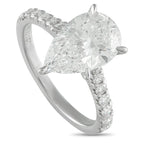 Exclusive 14K White Gold 3.36ct Lab-Grown Diamond Ring MF13-091025 – Sparkling Lab Grown Diamonds make this ring incredibly i