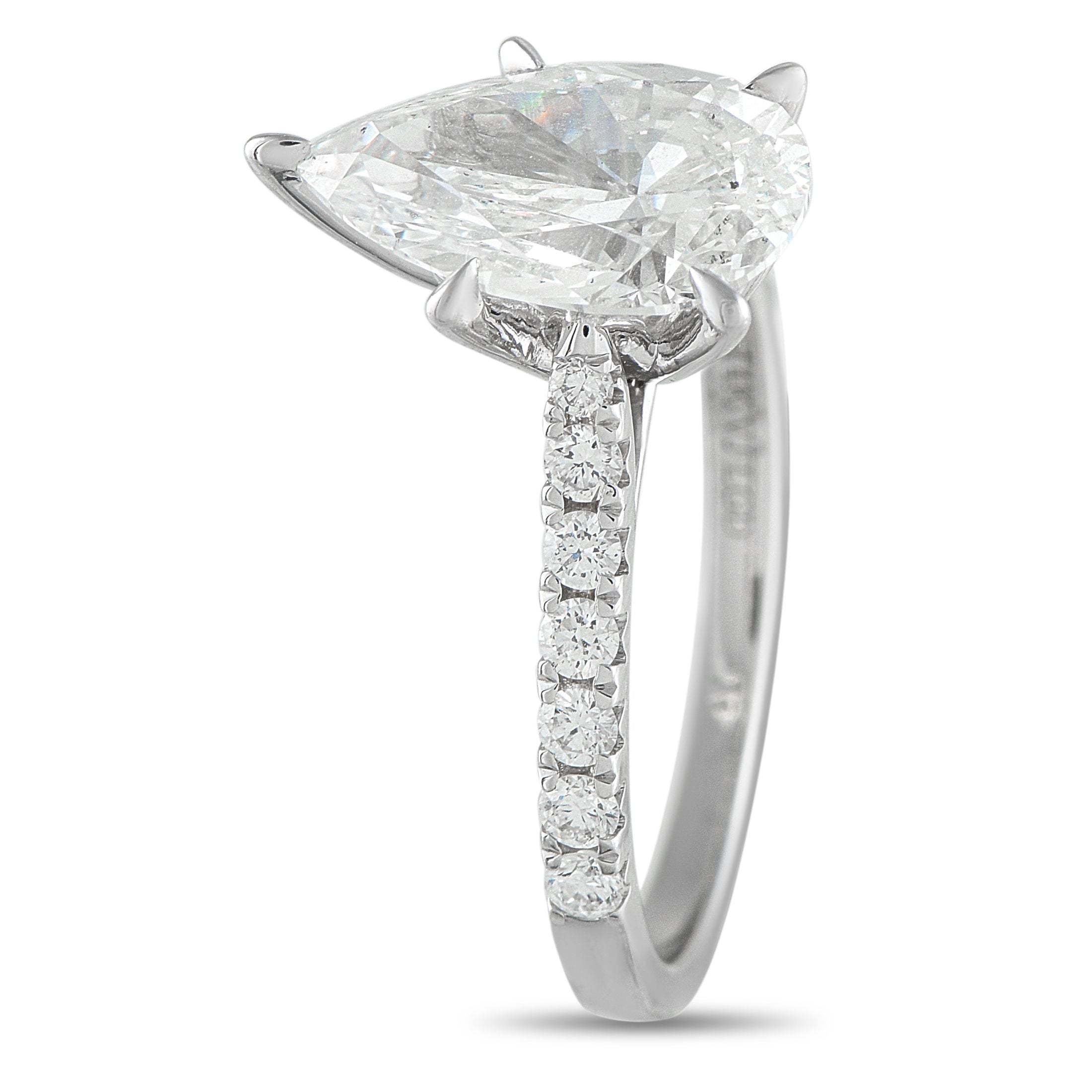 Exclusive 14K White Gold 3.36ct Lab-Grown Diamond Ring