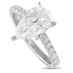 14K White Gold 2.94ct Lab-Grown Diamond Ring