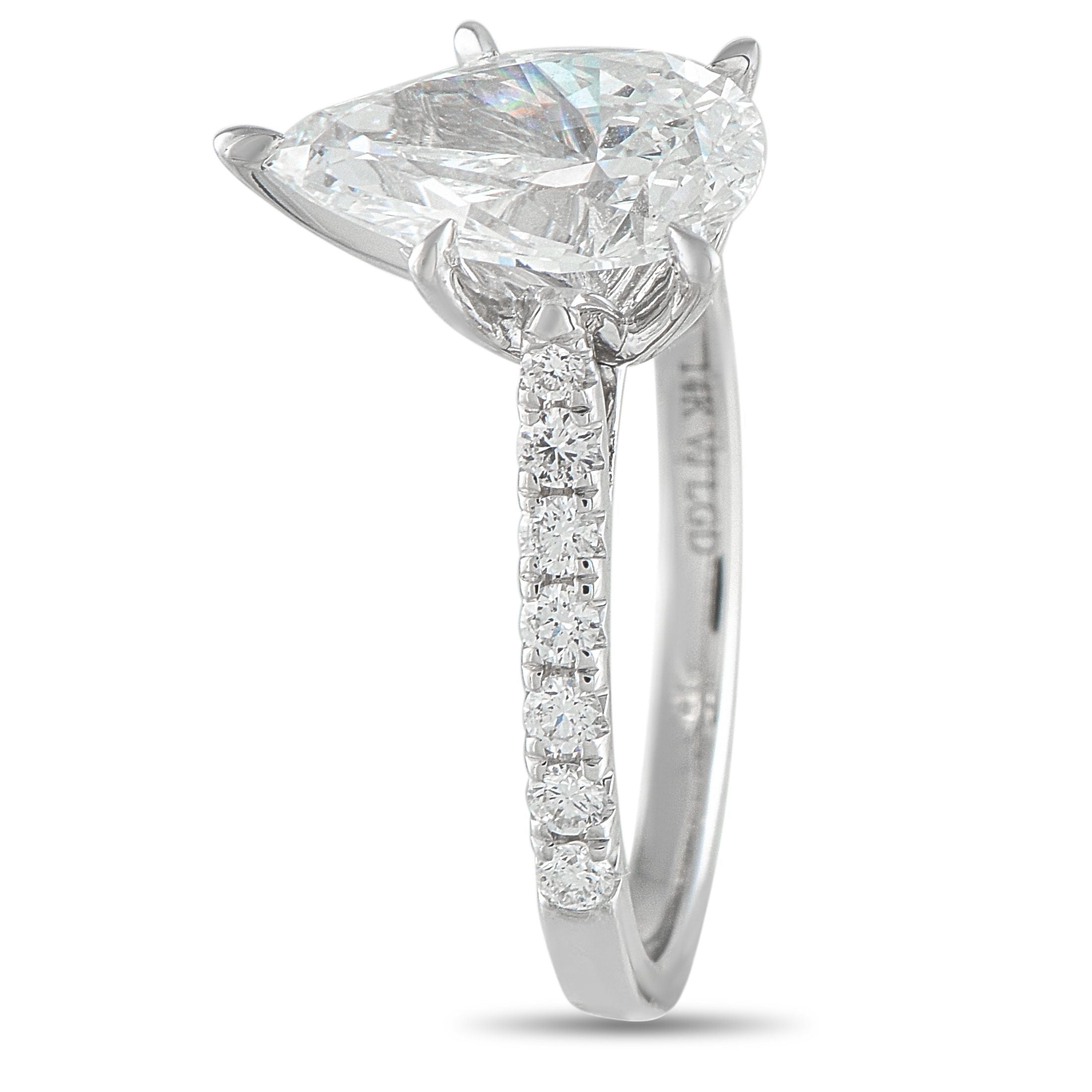 Exclusive 14K White Gold 2.94ct Lab-Grown Diamond Ring