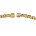 Exclusive 14K Yellow Gold 0.65ct Diamond Woven Bangle Bracelet