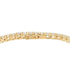 14K Yellow Gold 2.50ct Diamond Tennis Bracelet