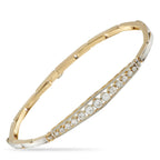 Antique 14K Yellow Gold 0.70ct Diamond Bracelet