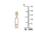 Exclusive 14K Yellow Gold 0.50ct Diamond Drop Earrings