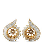14K Yellow Gold 2.20ct Diamond Earring