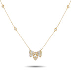 Exclusive 14K Yellow Gold 0.75ct Diamond Necklace PN16068-Y – This luxury necklace is endlessly charming
