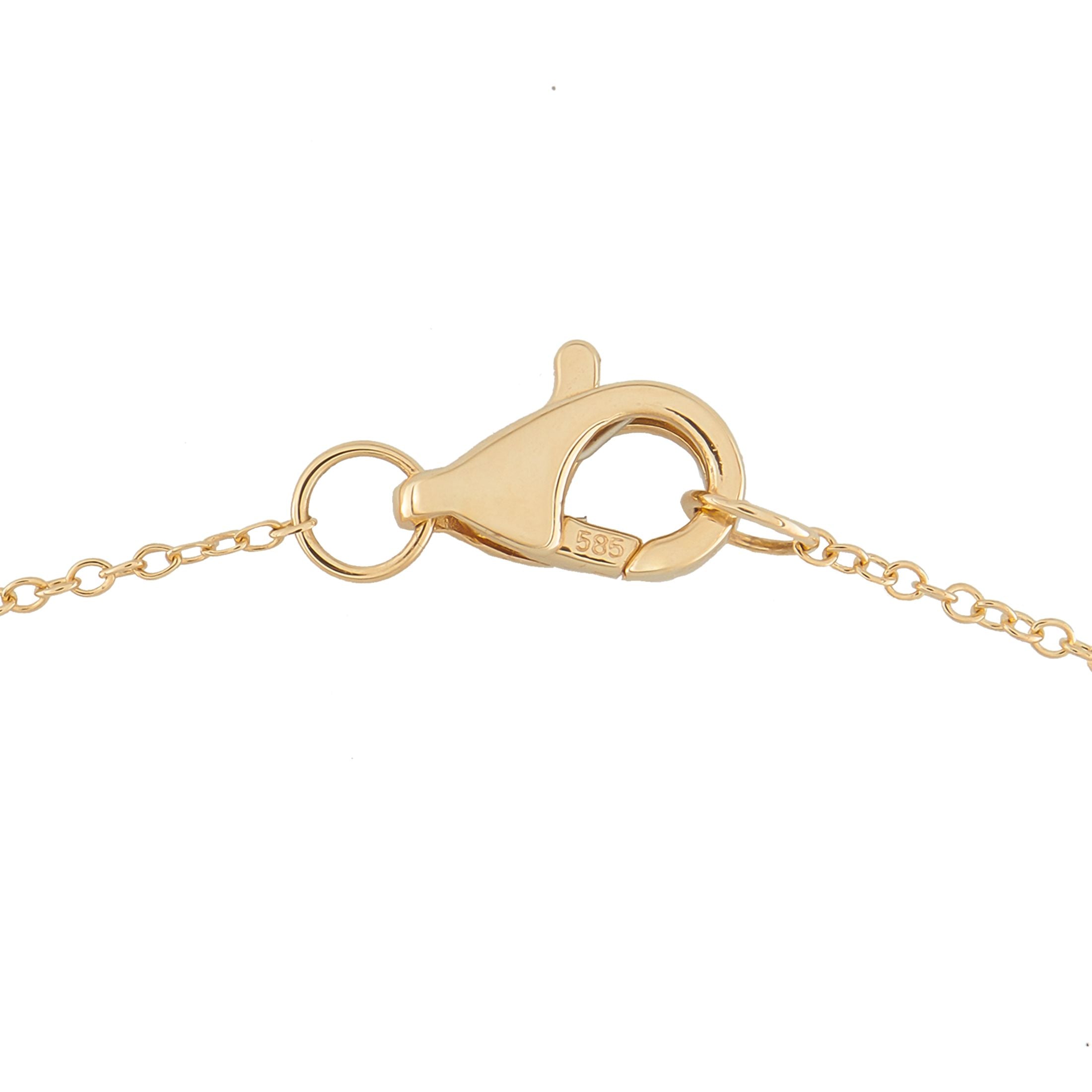 Exclusive 14K Yellow Gold 0.75ct Diamond Necklace