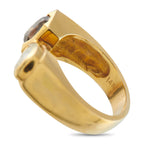 14K Yellow Gold 1.41ct Diamond Geometric Ring