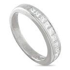 Exclusive 18K White Gold 0.60ct Diamond Half-Eternity Ring