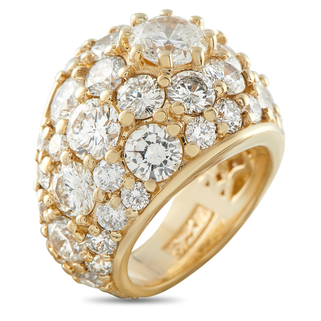 14K Yellow Gold 8.85ct Diamond Ring
