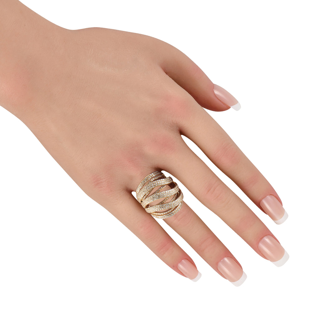 14K Yellow Gold 2.50ct Diamond Ring