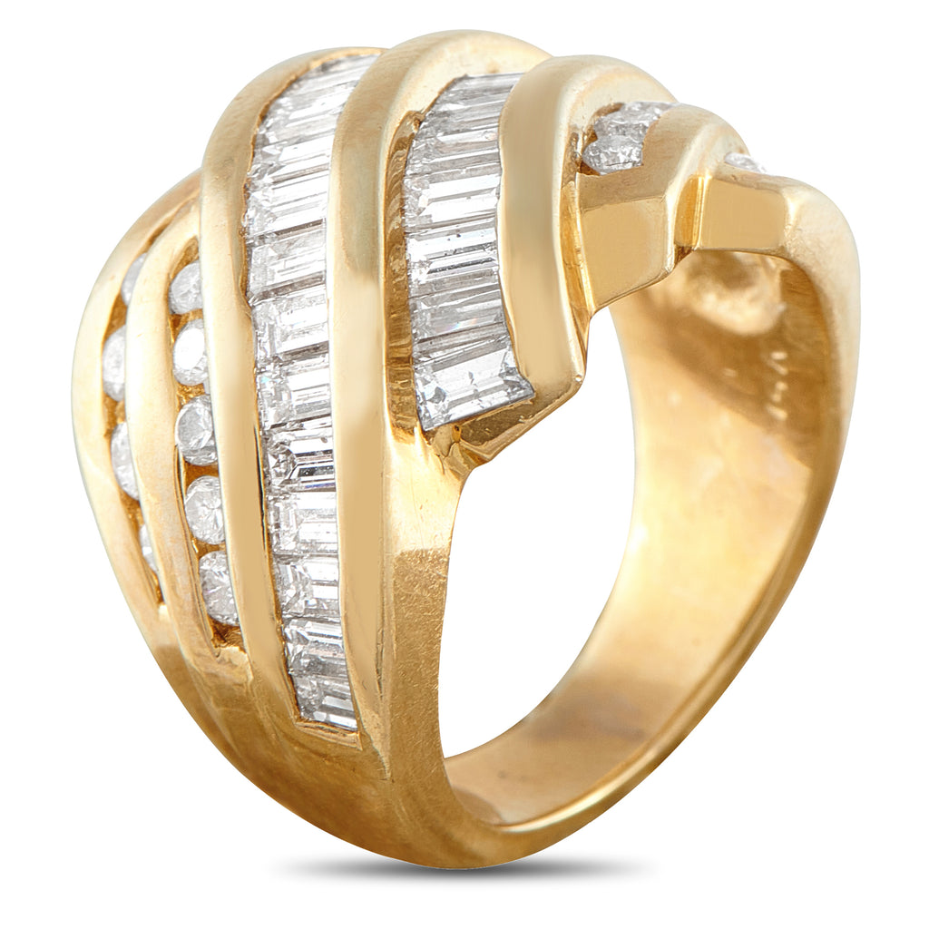 14K Yellow Gold 2.21ct Diamond Ring