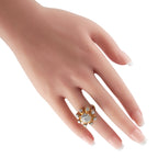 14K Yellow Gold 2.0ct Diamond Ring