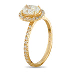 14K Yellow Gold 1.20ct Diamond Ring