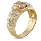 14K Yellow Gold 2.50ct Diamond Cocktail Ring