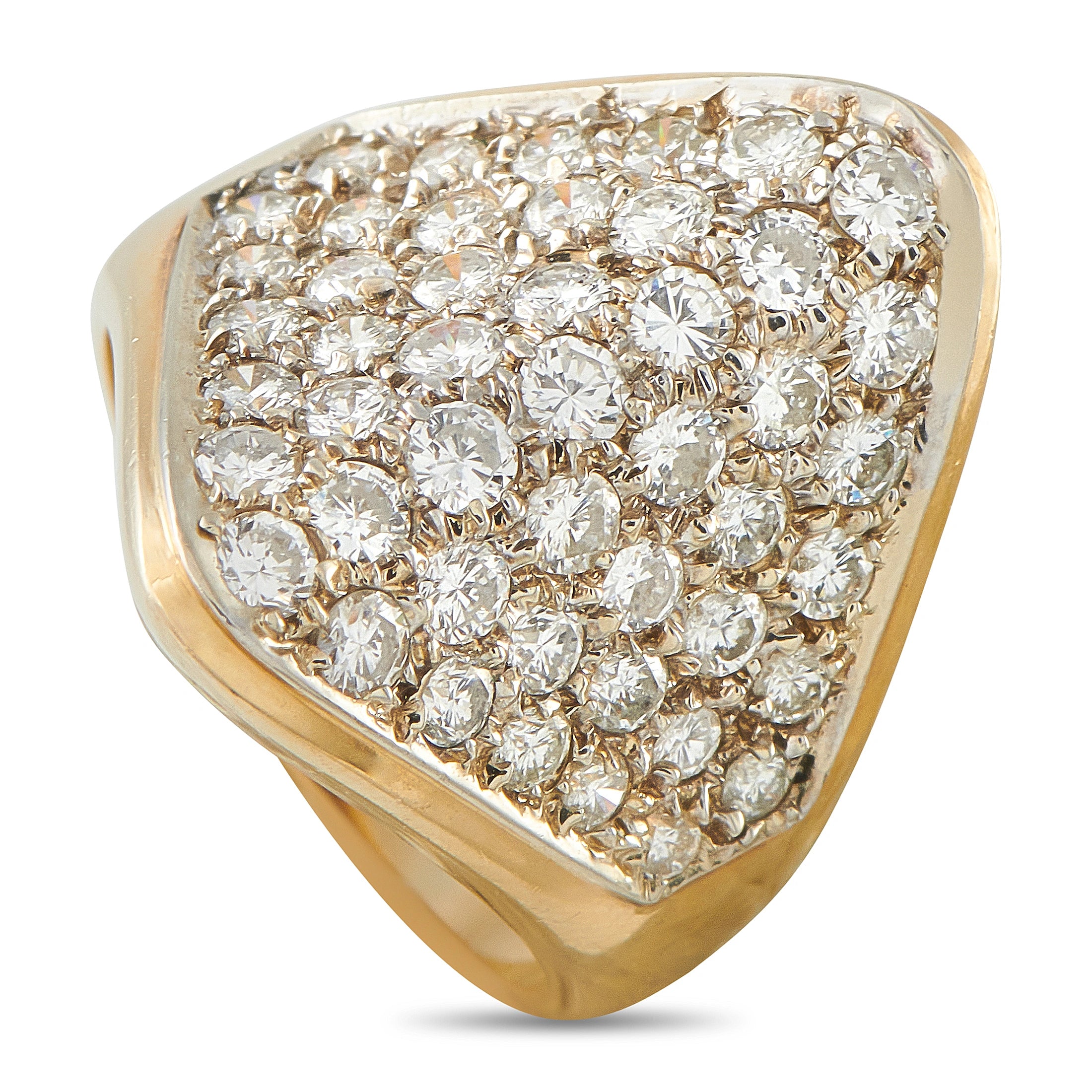 14K Yellow Gold 1.65ct Diamond Ring
