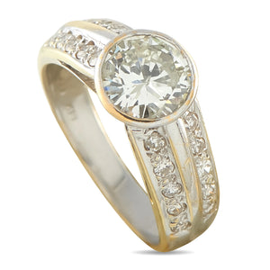 14K Yellow Gold 1.55ct Diamond Ring