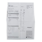 Diamond grading report certificate document for solitaire diamond