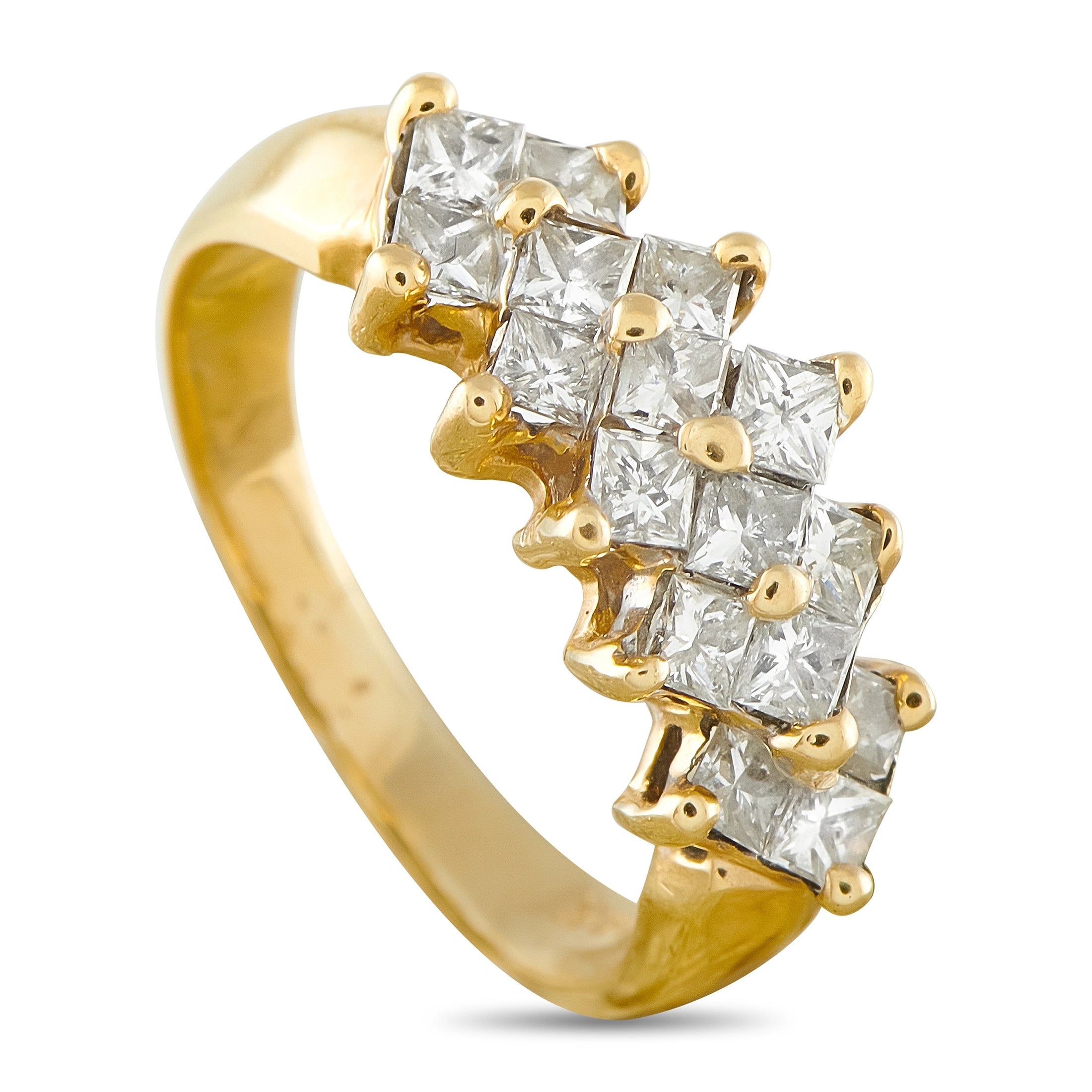 14K Yellow Gold 1.60ct Diamond Ring