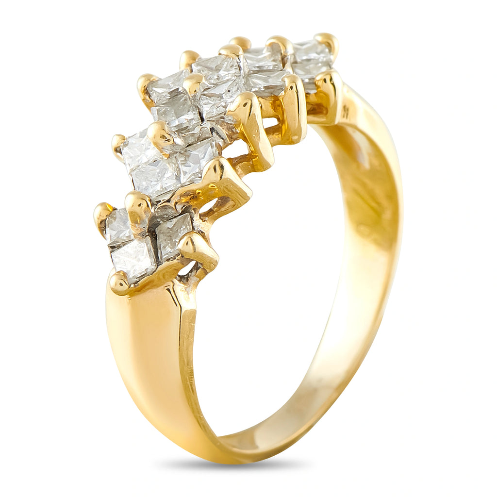 14K Yellow Gold 1.60ct Diamond Ring