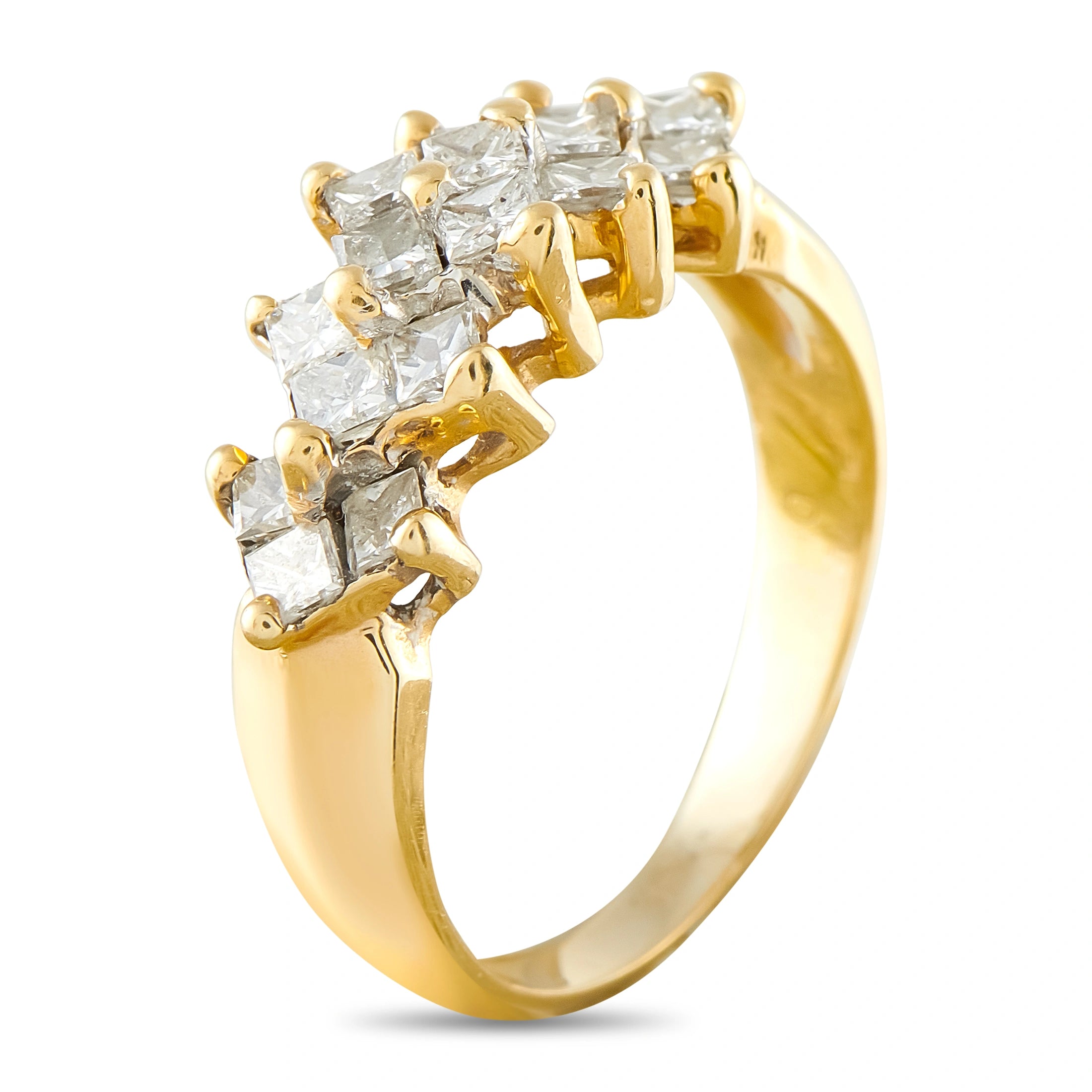 14K Yellow Gold 1.60ct Diamond Ring