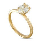 14K Yellow Gold 1.11ct Diamond Ring