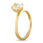 14K Yellow Gold 1.11ct Diamond Ring
