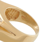 14K Yellow Gold 0.36ct Diamond and Ruby Ring
