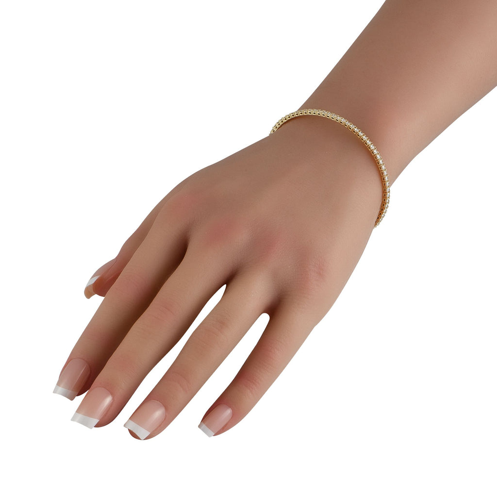 Exclusive 14K Yellow Gold 1.55ct Lab-Grown Diamond Bracelet