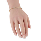 Exclusive 14K Yellow Gold 3.40ct Lab-Grown Diamond Tennis Bracelet