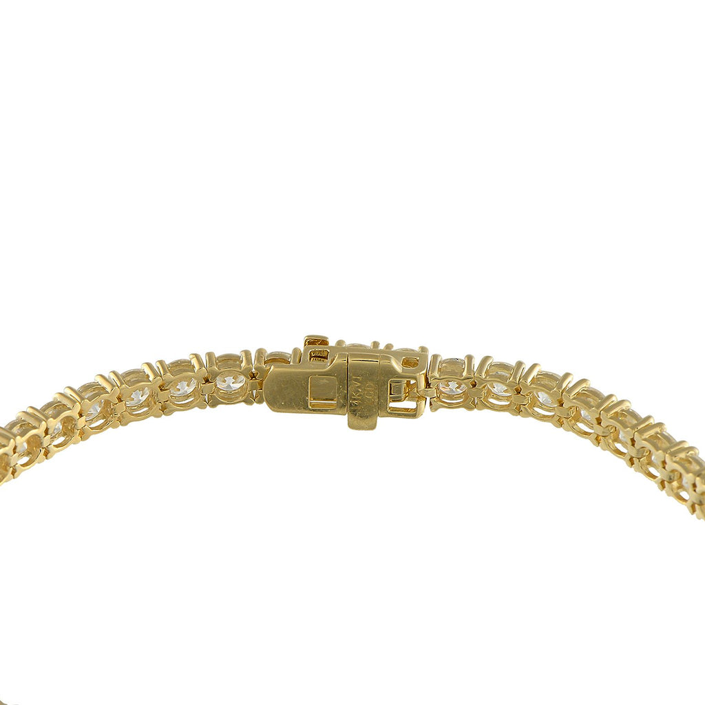 Exclusive 14K Yellow Gold 6.65ct Lab-Grown Diamond Tennis Bracelet