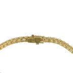 Exclusive 14K Yellow Gold 6.65ct Lab-Grown Diamond Tennis Bracelet