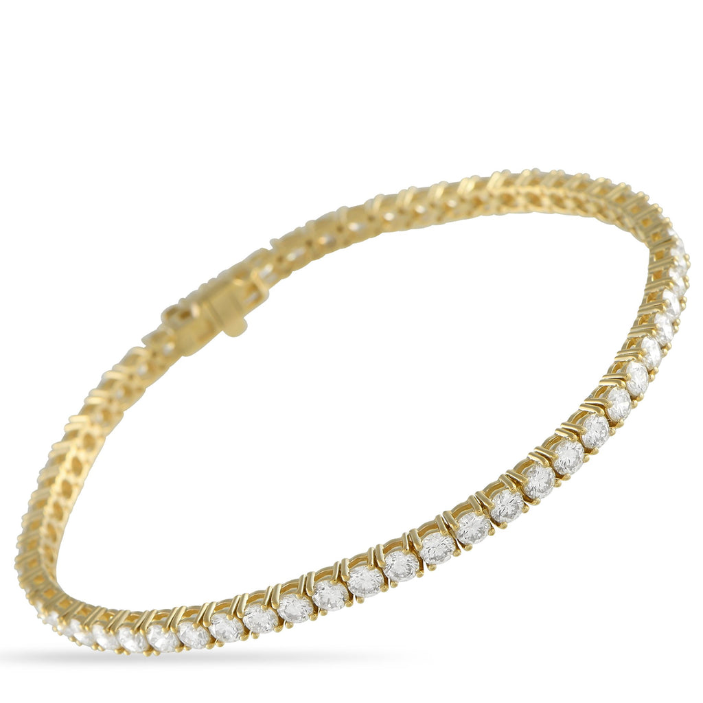 Exclusive 14K Yellow Gold 6.15ct Lab-Grown Diamond Tennis Bracelet LG05-091025 – A jewel that slips right into your jewelry f