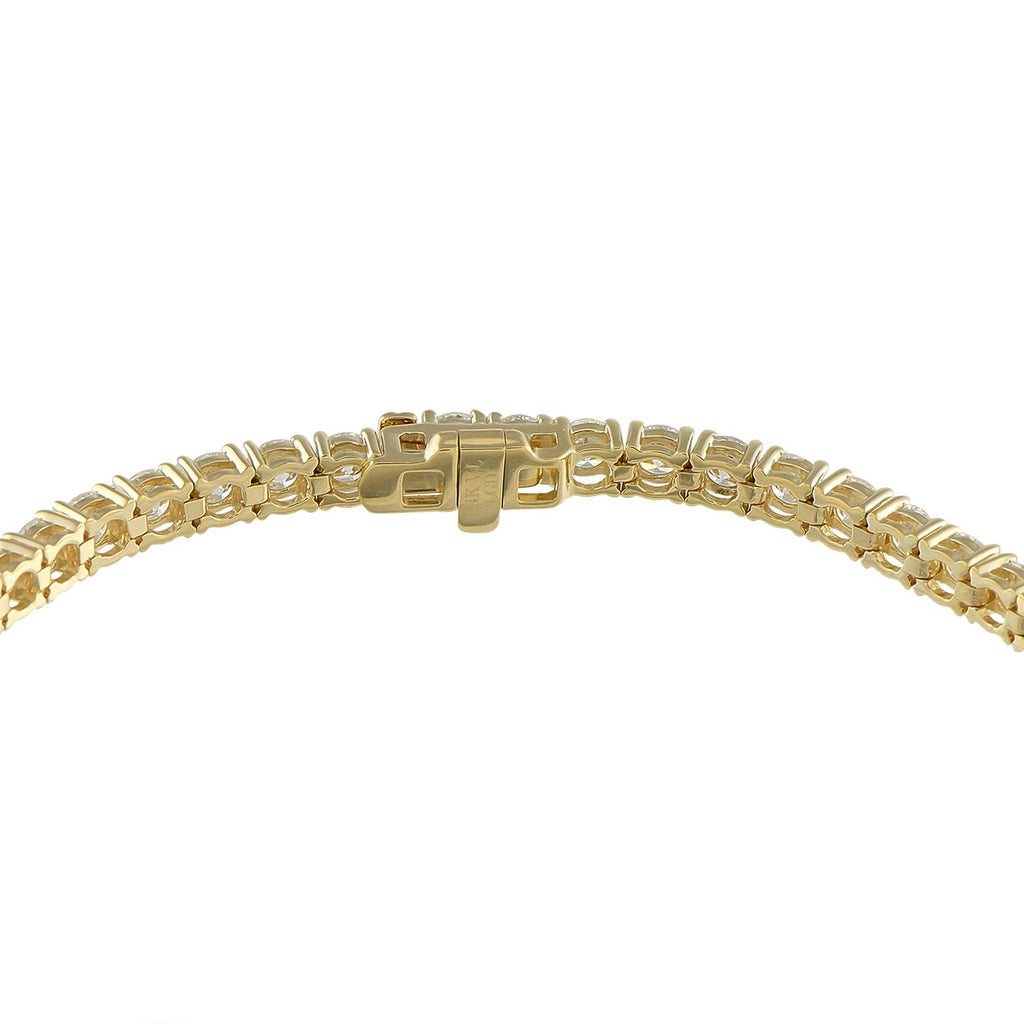 Exclusive 14K Yellow Gold 6.15ct Lab-Grown Diamond Tennis Bracelet