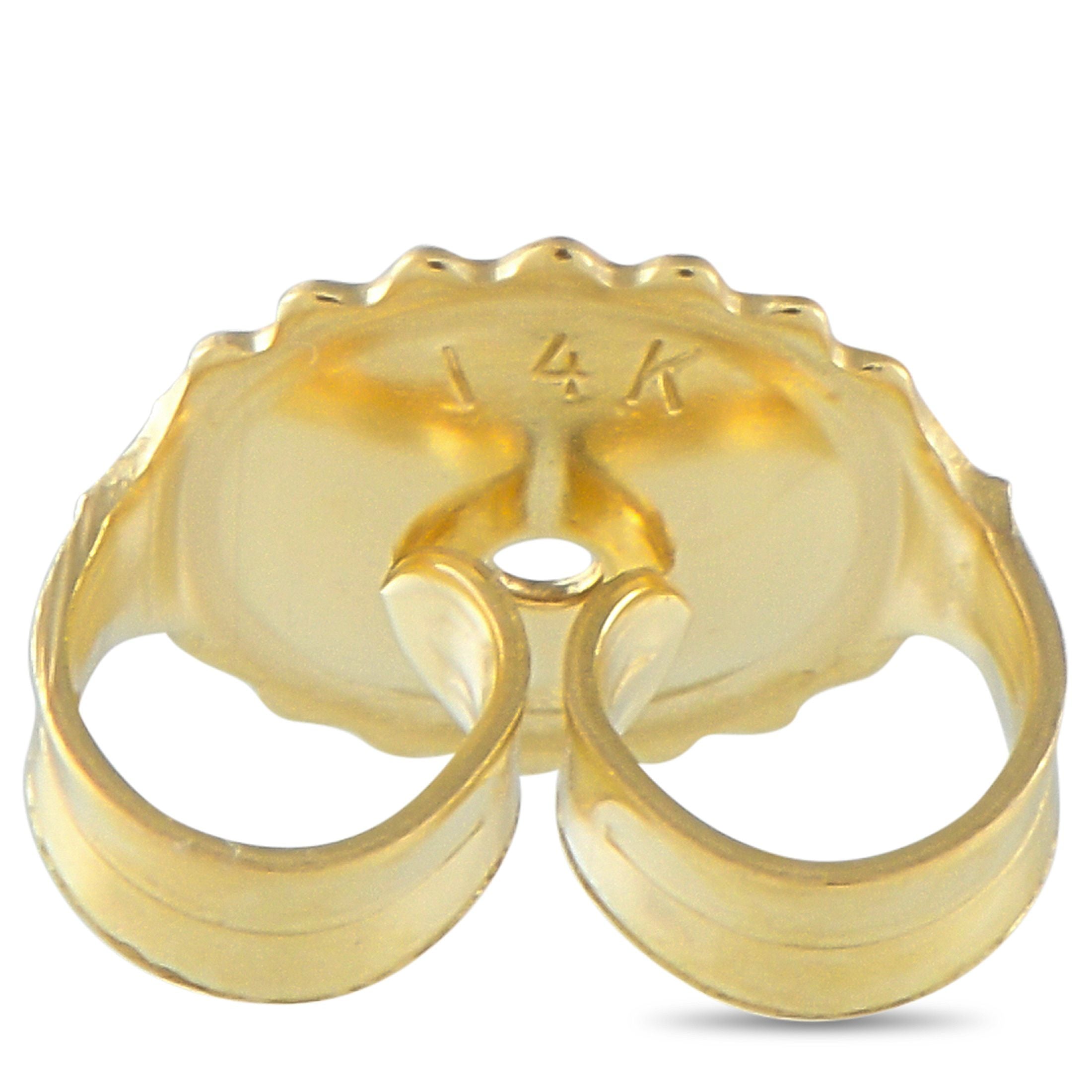 Exclusive 14K Yellow Gold 3.10ct Lab-Grown Diamond Stud Earrings