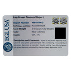 Exclusive 14K Yellow Gold 3.10ct Lab-Grown Diamond Stud Earrings