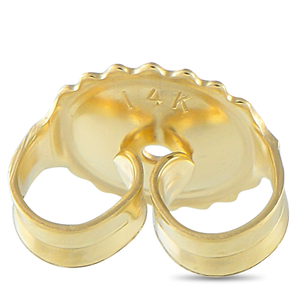 Exclusive 14K Yellow Gold 4.05ct Lab-Grown Diamond Stud Earrings